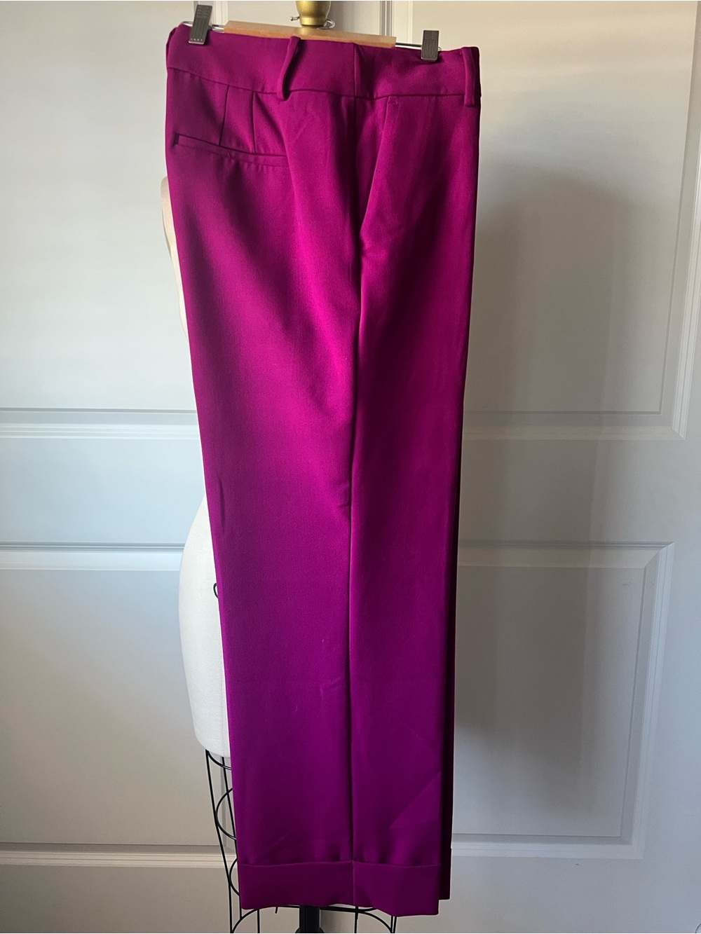 Talbots Magenta Tailored High-Rise Pants
